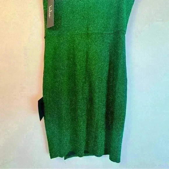 Lulu’s Emerald Green Asymmetrical Mini Dress - Picture 9 of 14